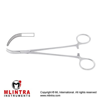 Mixter-Baby Dissecting and Ligature Forcep Curved Stainless Steel, 18.5 cm - 7 1/4"